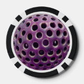 Paarse pokerchip (Achterkant)