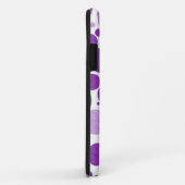 Paarse pokpunten naadloze textuurwandachtergrond Case-Mate iPhone case (Achterkant/rechts)