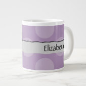 Paarse poladots, poolvlek, Jouw naam Grote Koffiekop (Voorkant rechts)