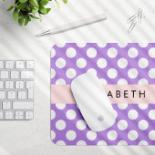 Paarse poladots, poolvlek, Jouw naam Muismat