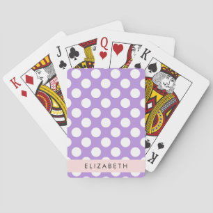 Paarse poladots, poolvlek, Jouw naam Pokerkaarten