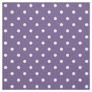 Paarse polaire dots Fabric Stof