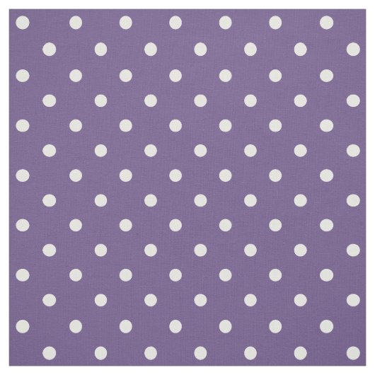 Paarse polaire dots Fabric Stof (Swatch)
