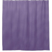 Paarse polaire dots Shower Curtain Douchegordijn (Voorkant)