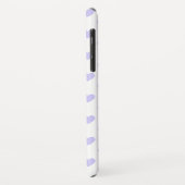 Paarse Polka Dot Hearts Case-Mate iPhone Case (Achterkant/links)