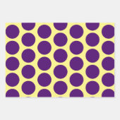 Paarse Polka Dot Leuk Art Wrap Craft Paper (Voorkant 2)