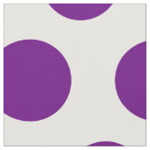 Paarse Polka Dot Stof (Close Up)