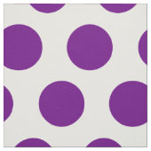 Paarse Polka Dot Stof (Swatch)