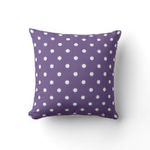 Paarse Polka Dots Pillow