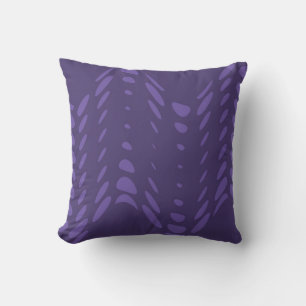 Paarse Polka Dots Retro Art Design Abstract Pillow Kussen