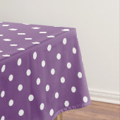 Paarse Polka Dots Tafelkleed (Voorbeeld)