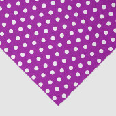 Paarse Polka Dots Tissuepapier (Detail)