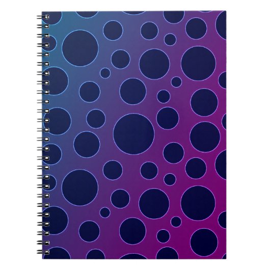 Paarse Polka Notitieboek (Voorkant)