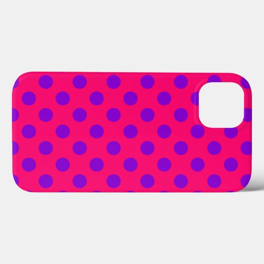 Paarse polka-punten op bepaalde Hoesje-Mate iPhone Case-Mate iPhone Case (Achterkant (horizontaal))