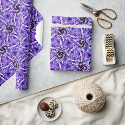 Paarse Polsslag Cadeaupapier (Crafts)