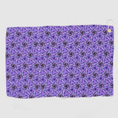 Paarse Polsslag Golfhanddoek (Horizontaal)