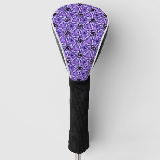 Paarse Polsslag Golfheadcover (Voorkant)