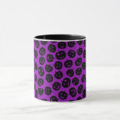 Paarse pomkin Elegant Halloween Mok (Midden)