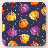 Paarse pomkin | Onderzetter van Paarse pompoenDrin (Voorkant)