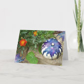 Paarse pompoen - aangepast bericht kaart (Voorkant)