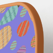 Paarse pompoenpeddel pickleball paddle (Links Detail)