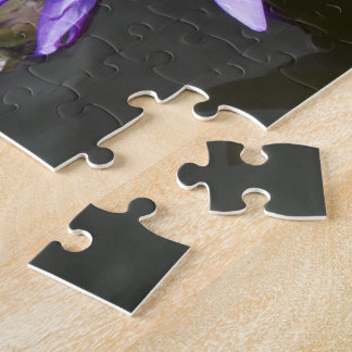 Paarse Pond Lily Puzzle Legpuzzel