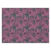 Paarse pony-bloemen tafelkleed (Voorkant (Horizontaal))