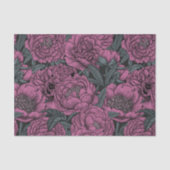 Paarse pony-bloemen tissuepapier (Voorkant)