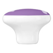 Paarse Pony Keramische Knop (Zijkant)
