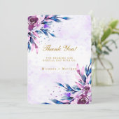 Paarse pony Summer Gold Weddenschap Hartelijk dank Kaart (Staand voorkant)