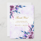 Paarse pony Summer Gold Weddenschap Hartelijk dank Kaart (Voorkant)