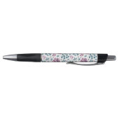 Paarse pony waterverf floral Wedding Pen (Bodem)