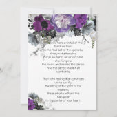 Paarse PonyCelebratie van de begrafenis van het le Kaart (Achterkant)