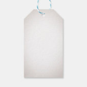 Paarse pony's Floral Baby Girl Shower Cadeaulabel (Achterkant)