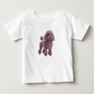 Paarse Poodle Digitale Illustratie