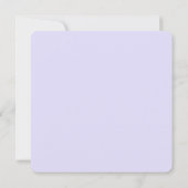 Paarse Poodles Meisjes Dank je wel Kaart (Achterkant)