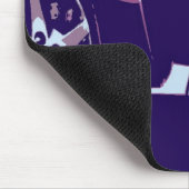 Paarse Pop Art Corvette Muismat (Hoek)