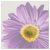 Paarse Pop Daisy Pattern Stof (Close Up)