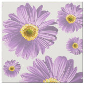 Paarse Pop Daisy Pattern Stof (Swatch)