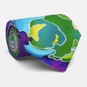 Paarse Pop Doodle Stropdas (Opgerold)