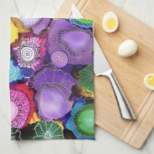 Paarse Pop Kitchen Towel Theedoek (Quarter Fold)