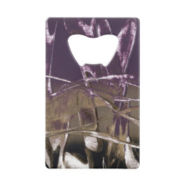 Paarse Pop Royale Creditkaart Flessenopener