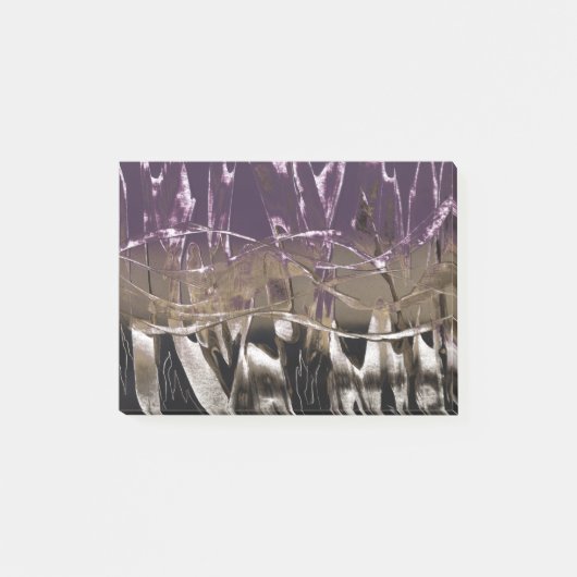 Paarse Pop Royale Post-it® Notes (Voorkant)