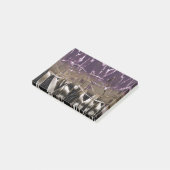 Paarse Pop Royale Post-it® Notes (Schuin)