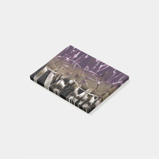 Paarse Pop Royale Post-it® Notes (Schuin)