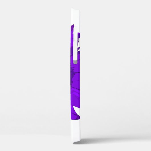 Paarse Pop zonnebloem Case-Mate iPhone Case (Achterkant / Links)