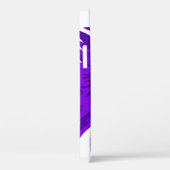 Paarse Pop zonnebloem Case-Mate iPhone Case (Achterkant / Rechts)