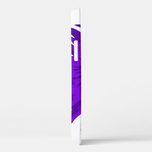 Paarse Pop zonnebloem Case-Mate iPhone Case (Achterkant / Rechts)