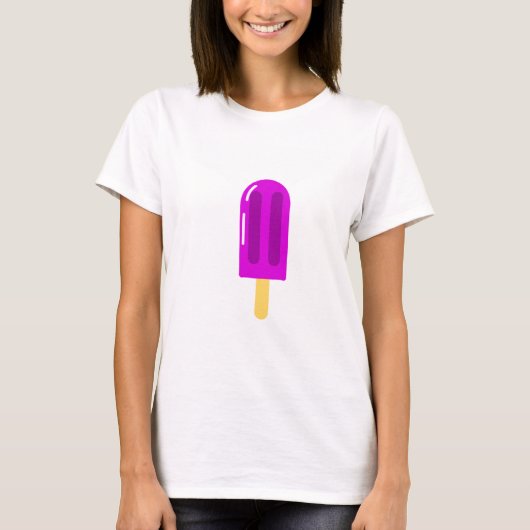 Paarse populatie t-shirt (Voorkant)