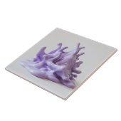 Paarse porseleinen lava Tegel Tegeltje (Zijkant)